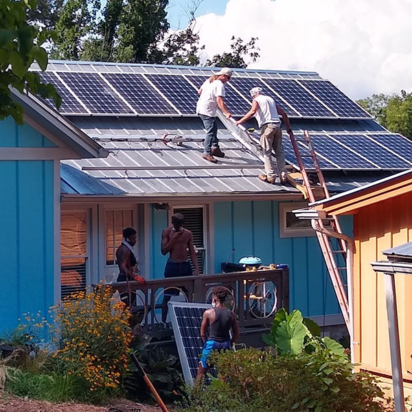 Burton Street Solar install